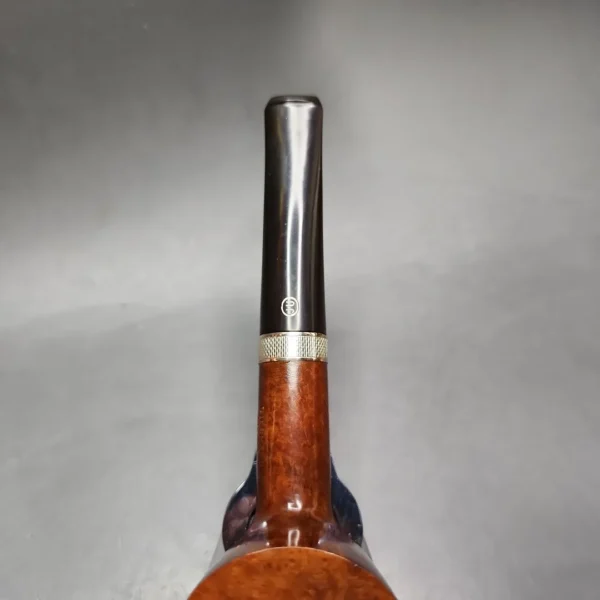 James Upshall Smooth Dublin w/ Les Wood Silver Estate Briar Pipe, Unsmoked - Image 8