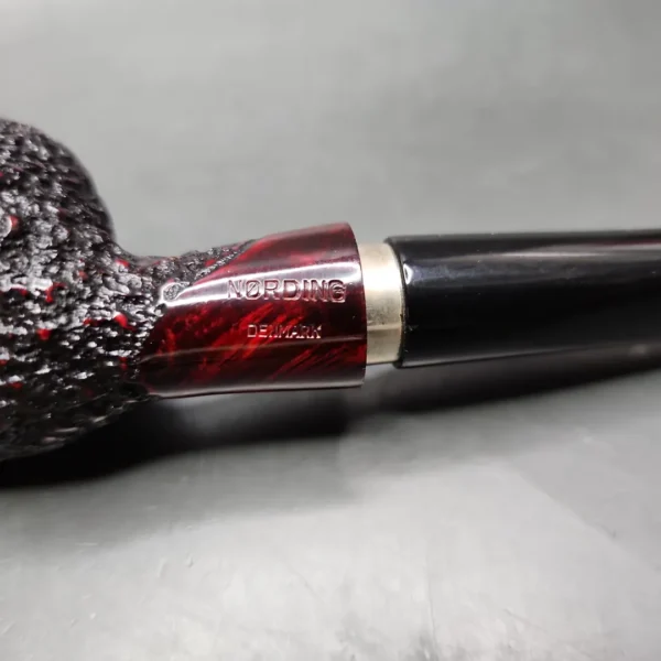 Nording Rusticated Apple Estate Briar Pipe, Danish Estates - Image 9