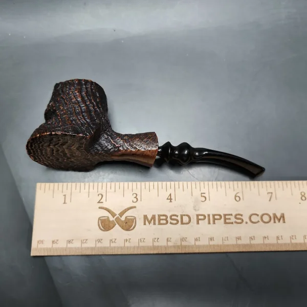 Ben Wade Sandblasted Freehand Estate Briar Pipe, Danish Estates - Image 9