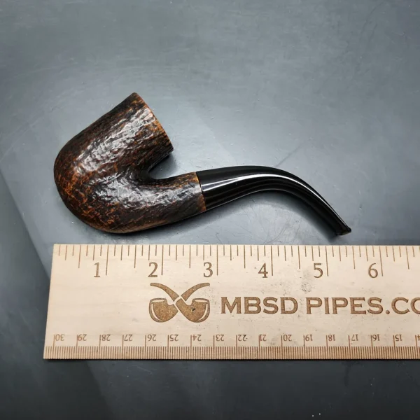 Sasieni 80XS Windsor Sandblasted Oom Paul Estate Briar Pipe, English Estates - Image 9