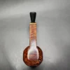 Piero Vitale Smooth Panel Billiard w/ Olive Wood (Moon) Handmade Briar Pipe, New - Image 10