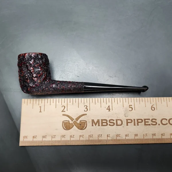 Castello Sea Rock "Amicizia" Rusticated Billiard Estate Briar Pipe, Italian Estates - Image 8