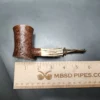 La Biota Sandblasted Poker w/ Antler Handmade Briar Pipe, New - Image 10