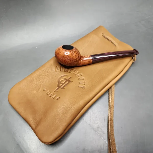 Nathan Armentout Smooth Prince Handmade Briar Pipe, New - Image 10