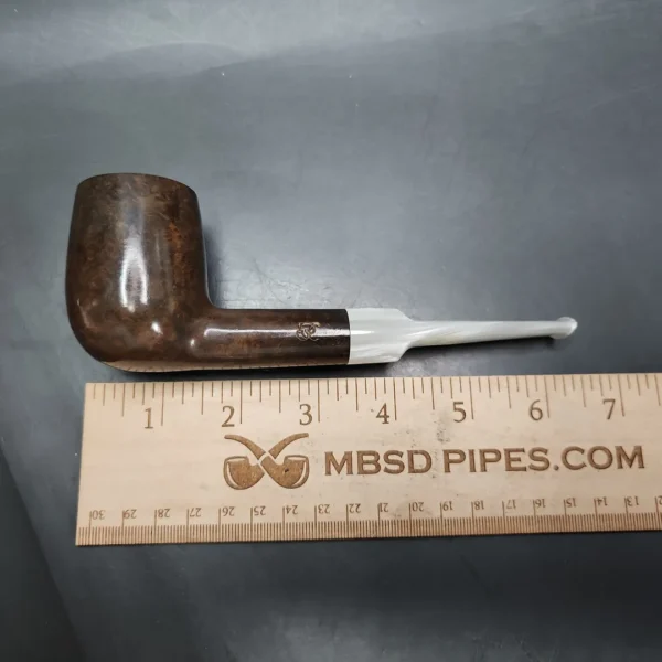 S&R Wood Craft Smooth Saddle Billiard Estate Briar Pipe, Unsmoked - Image 10