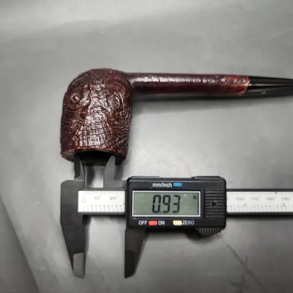 1988 Ashton Pebble Grain LX Sandblasted Canadian Estate Briar Pipe, English Estates - Image 10