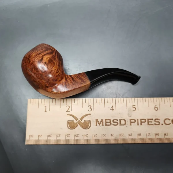 S. Bang Pre-1984 7 Smooth Brandy Sitter Estate Briar Pipe, Danish Estates - Image 10