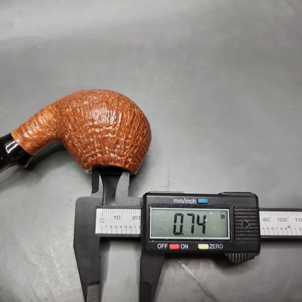 Lasse Skovgaard Sandblasted Brandy Estate Briar Pipe, Danish Estates - Image 10
