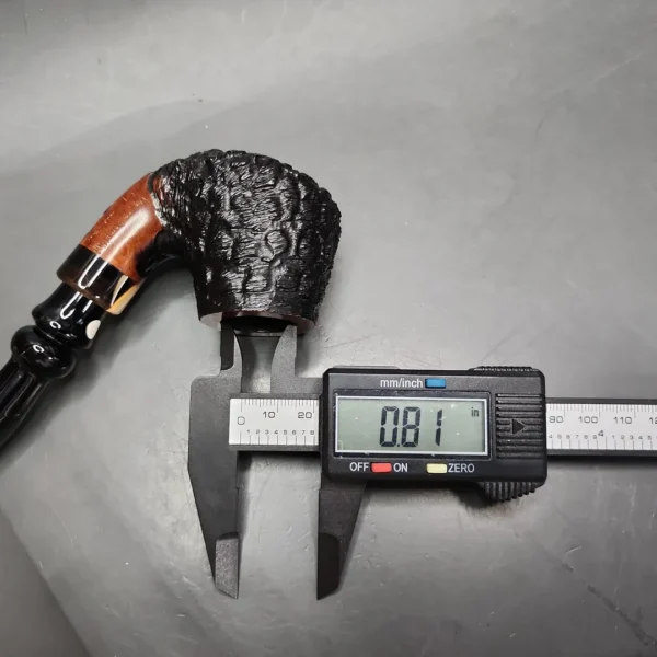 Mauro Armellini Rusticated Volcano Estate Briar Pipe, Italian Estates - Image 10