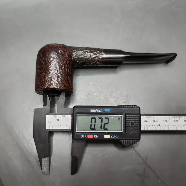 Astleys Sandblasted Billiard Estate Briar Pipe, 9mm, English Estates - Image 10
