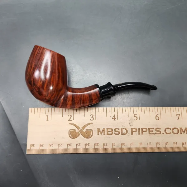 Karl Erik C Smooth Egg Sitter Estate Briar Pipe, Unsmoked - Image 10