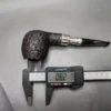 Ferndown Bark 2 Star Silver Spigot Apple Estate Briar Pipe, Unsmoked - Image 10