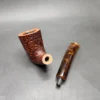 Dave Neeb Rusticated Dublin Handmade Briar Pipe, New - Image 10