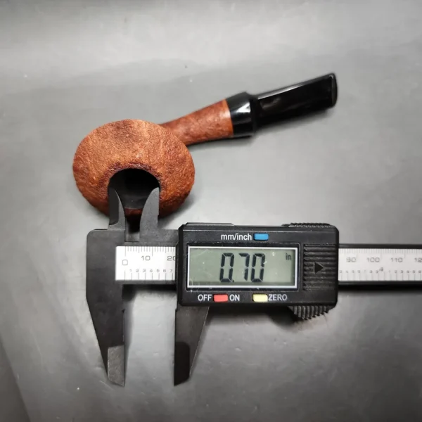 2015 Vermont Freehand Norse Dog Sandblasted Rhodesian Estate Briar Pipe, American Estates - Image 10
