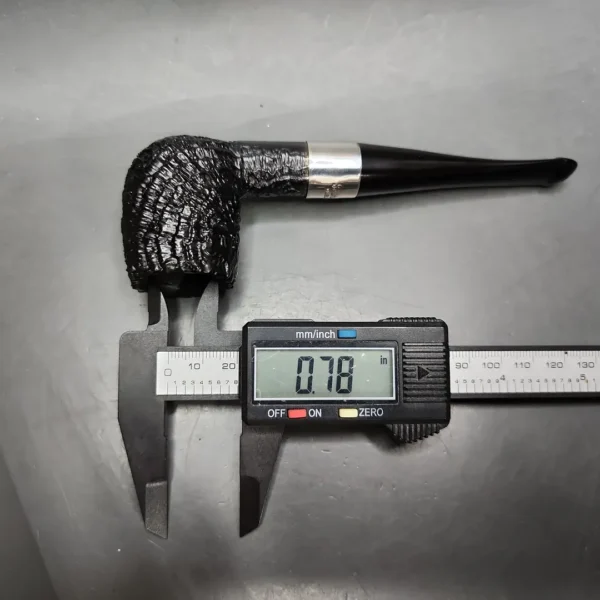 Peterson Deluxe PSB X105 Sandblasted Billiard Estate Briar Pipe, Irish Estates - Image 10