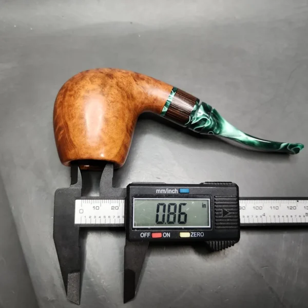 PapaBearPipes Smooth Danish Egg Estate Briar Pipe, American Estates - Image 10