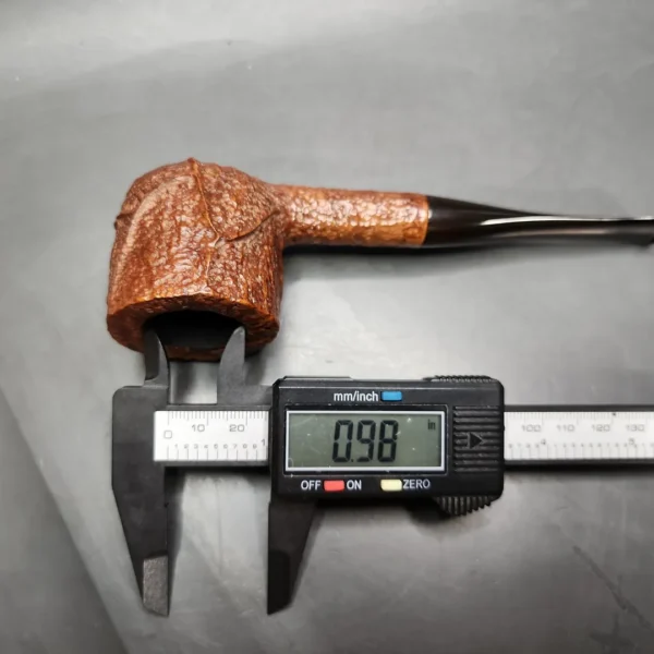 Savinelli Estella 115 EX Rusticated Pot Estate Briar Pipe, Italian Estates - Image 10