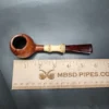 Garrett Woo Smooth Bamboo Apple Briar Pipe, American Estates - Image 10