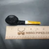 Pipe Tristan Rusticated Squat Bulldog Handmade Briar Pipe, New - Image 10