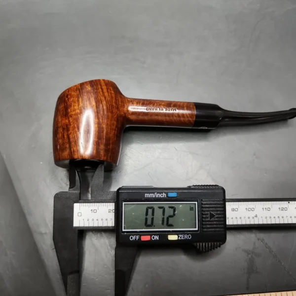 James Upshall Tilshead Smooth Cherrywood Estate Briar Pipe, Unsmoked - Image 10