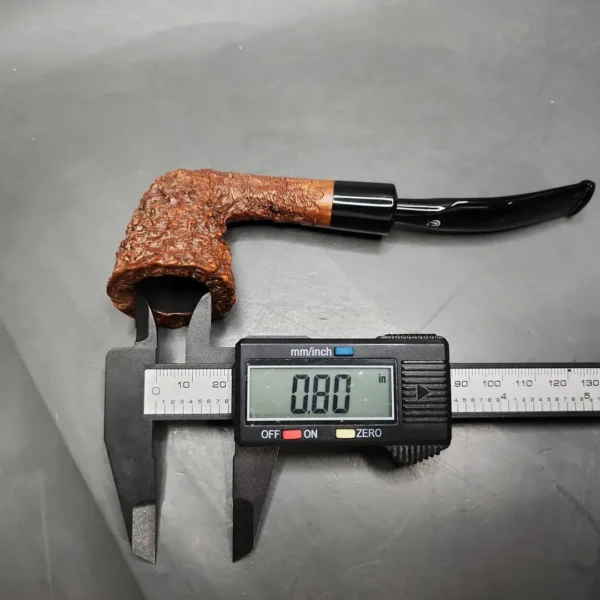 La Strada Centurion 166 Rusticated Dublin Estate Briar Pipe, Italian Estates - Image 10