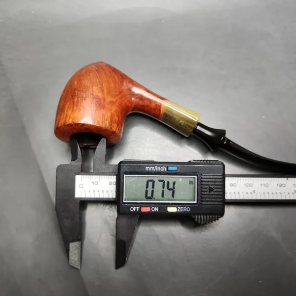 Savinelli Nonpareil 9408 Smooth Acorn Estate Briar Pipe, Italian Estates - Image 10