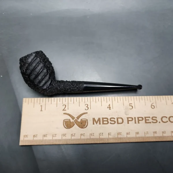 Pipe Tristan Ammonite Rusticated Cutty Handmade Briar Pipe, New - Image 10