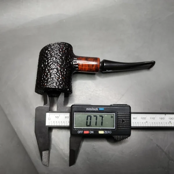 Nording Rusticated Poker Estate Briar Pipe, Danish Estates - Image 10