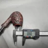 Castello Sea Rock KKKK 293 Rusticated Bent Egg Estate Briar Pipe, Italian Estates - Image 10