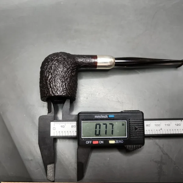 Pre-1970 Savinelli Punto Oro 1028 Sandblasted Billiard Estate Briar Pipe, Italian Estates - Image 11