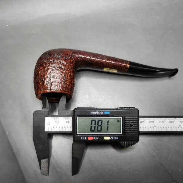 Savinelli Collection 1987 Sandblasted Estate Briar Pipe, 6mm, Italian Estates - Image 11