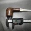 S&R Wood Craft Smooth Saddle Billiard Estate Briar Pipe, Unsmoked - Image 11
