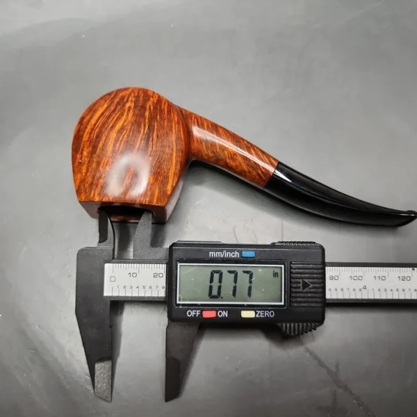 Bjarne Handmade Smooth Panel Brandy Estate Briar Pipe, Danish Estates - Image 11