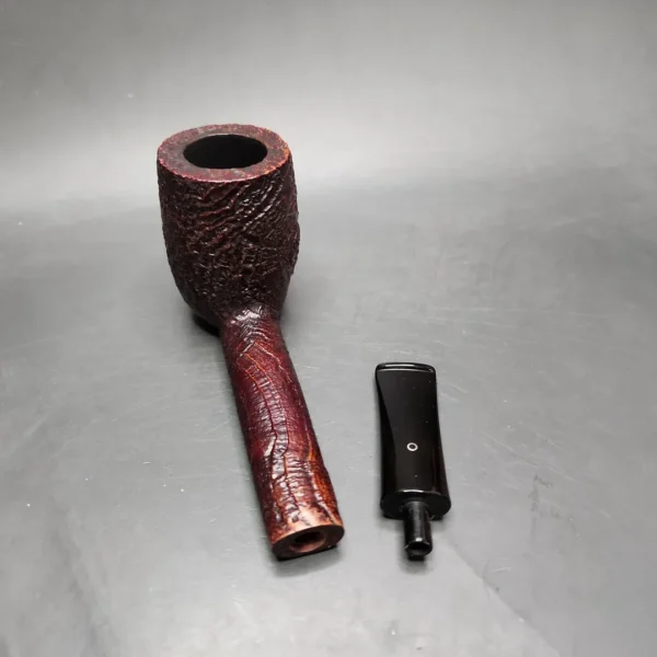 1988 Ashton Pebble Grain LX Sandblasted Canadian Estate Briar Pipe, English Estates - Image 11