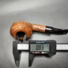 Moore Mark by Custom-Bilt Rusticated Bullmoose Estate Briar Pipe, American Estates - Image 11