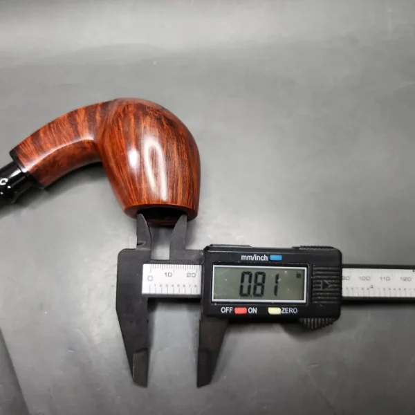 Karl Erik C Smooth Egg Sitter Estate Briar Pipe, Unsmoked - Image 11