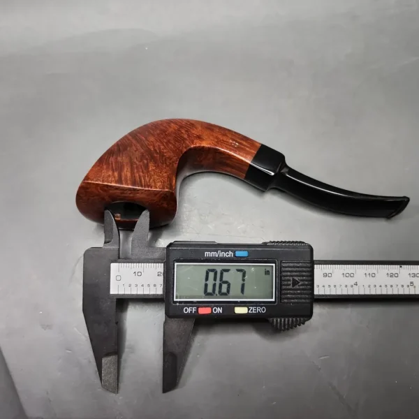 Stanwell Colonial 204 Smooth Panel Horn Estate Briar Pipe, Unsmoked - Image 11
