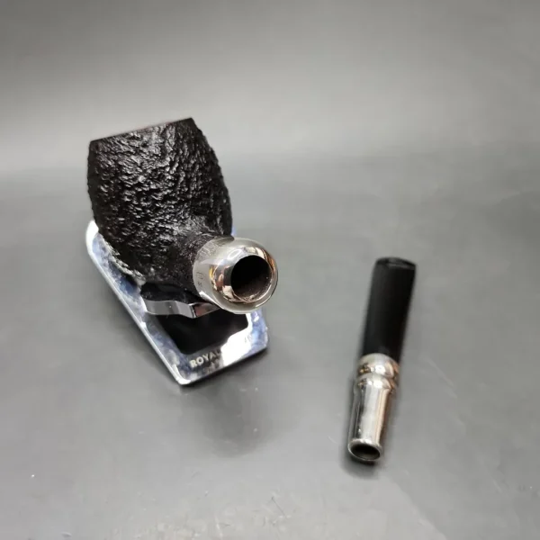 Ferndown Bark 2 Star Silver Spigot Apple Estate Briar Pipe, Unsmoked - Image 11
