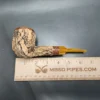 1998 Tom Spanu Sughero Cork Wrapped Billiard Estate Briar Pipe, Italian Estates - Image 11