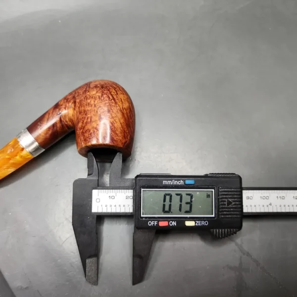 Peterson Rosslare 69 Smooth Bent Billiard Estate Briar Pipe, Irish Estates - Image 11