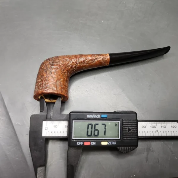 Peterson Shell Meer Meerschaum Lined Zulu Estate Briar Pipe, Irish Estates - Image 11