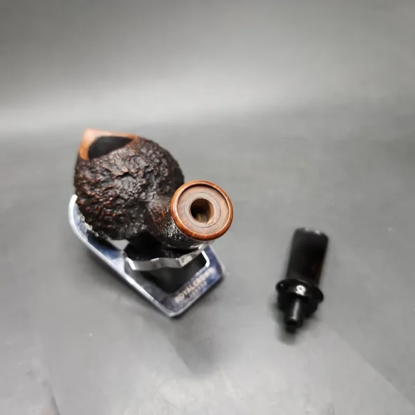 Thomas James 2013 Rusticated Ace of Spades Estate Briar Pipe, American Estates - Image 11