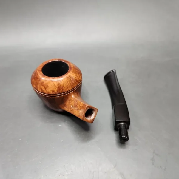 Schulte's / Max Schulte Smooth Bulldog Sitter Estate Briar Pipe, American Estates - Image 11