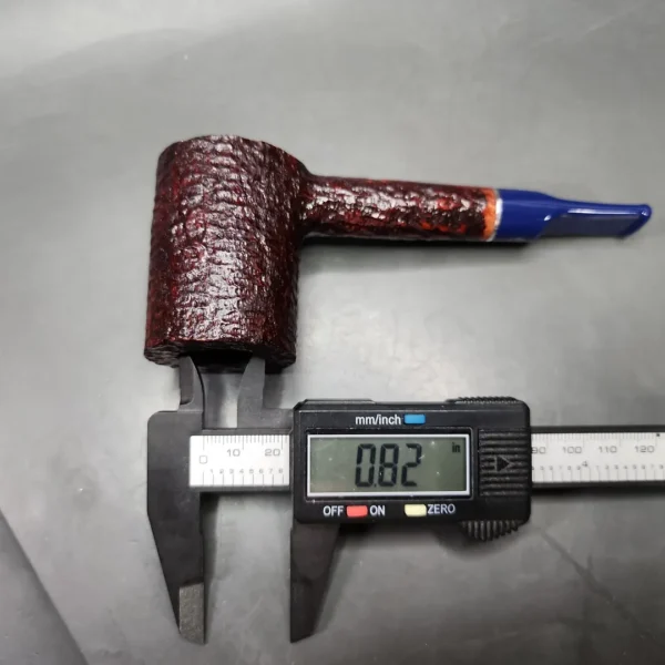 Savinelli Unica U36 Rusticated Poker Briar Pipe, 6mm, New - Image 11