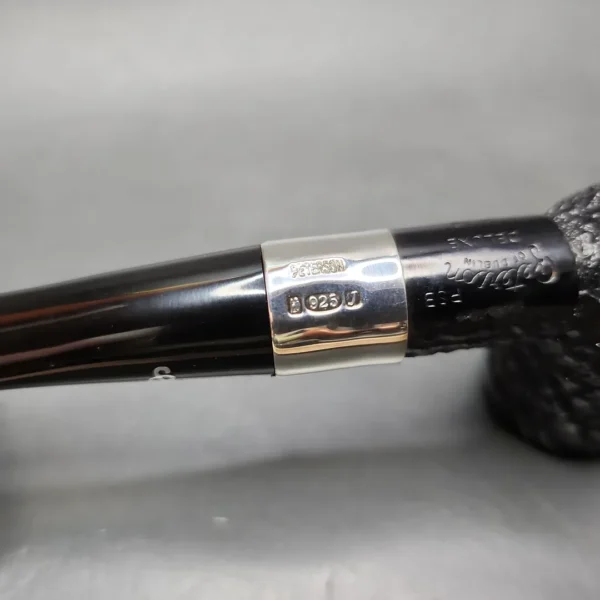 Peterson Deluxe PSB X105 Sandblasted Billiard Estate Briar Pipe, Irish Estates - Image 11