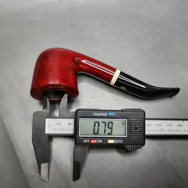 Chacom Artisan 413 Smooth Bent Dublin Estate Briar Pipe, Unsmoked - Image 11