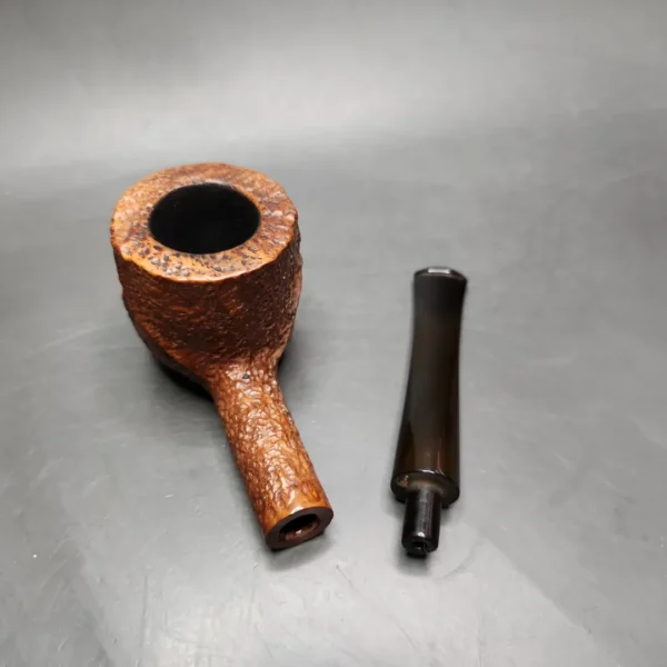 Savinelli Estella 115 EX Rusticated Pot Estate Briar Pipe, Italian Estates - Image 11