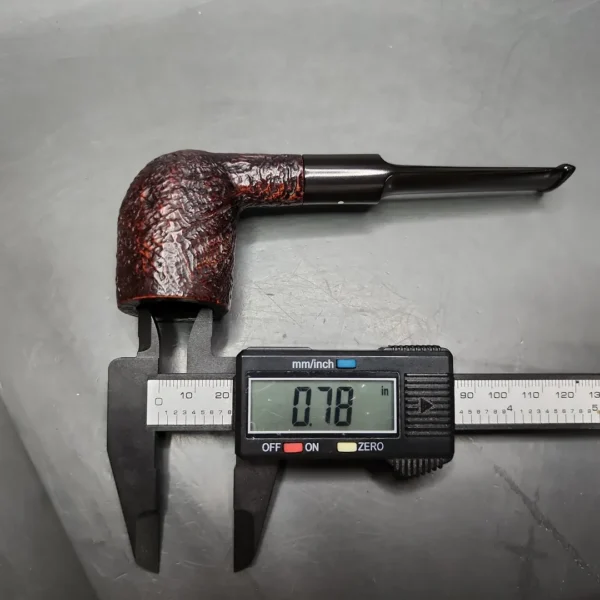 1967 Dunhill Shell 659 4S Sandblasted Billiard Estate Briar Pipe, English Estates - Image 11