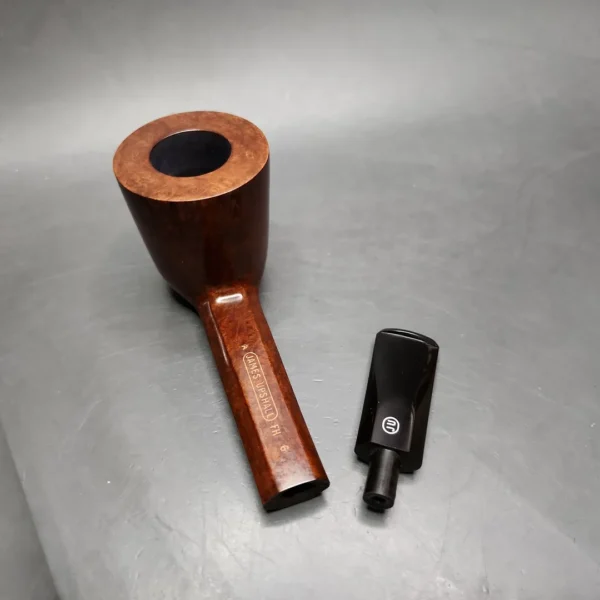 James Upshall Smooth Facet Shank Canadian Estate Briar Pipe, Unsmoked - Image 11