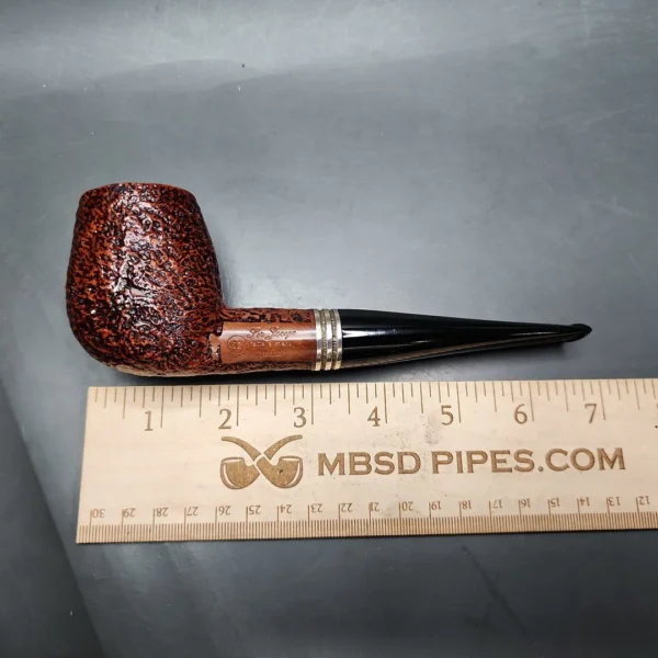 Ser Jacopo Divina Proportione Maxima Sandblasted Billiard Estate Briar Pipe, Italian Estates - Image 11